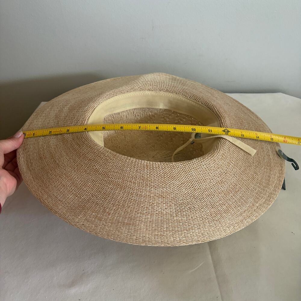 C.C NWT Hat Boho Beige Beachy Coastal Cowgirl Vacation Sun Summer Strawlike OS - Picture 8 of 10